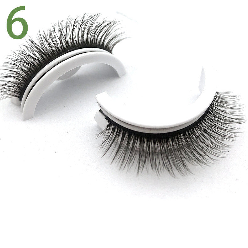 Repeatable Glue Free Self-adhesive False Eyelashes Natural Style