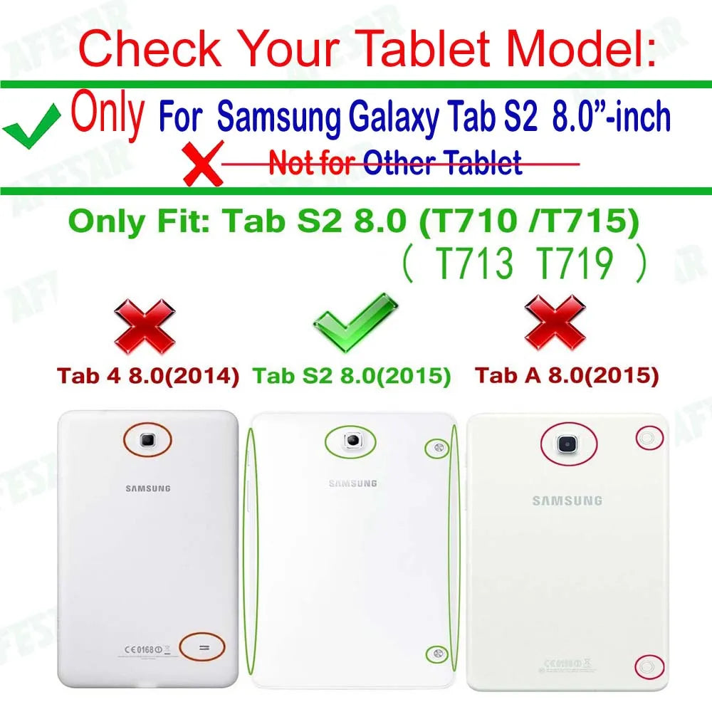 SM-T710 T715 T713 T719 Tab S2 8.0 Case Cover , Ultra Slim Case For Samsung Galaxy Tab S2 8.0 Smart Cover Magnet Auto Sleep Case