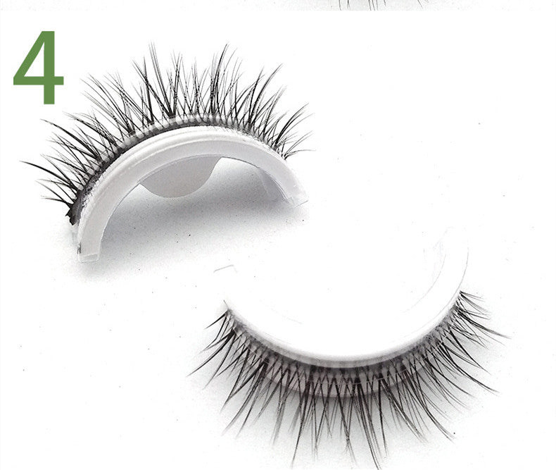 Repeatable Glue Free Self-adhesive False Eyelashes Natural Style