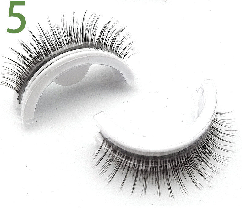 Repeatable Glue Free Self-adhesive False Eyelashes Natural Style