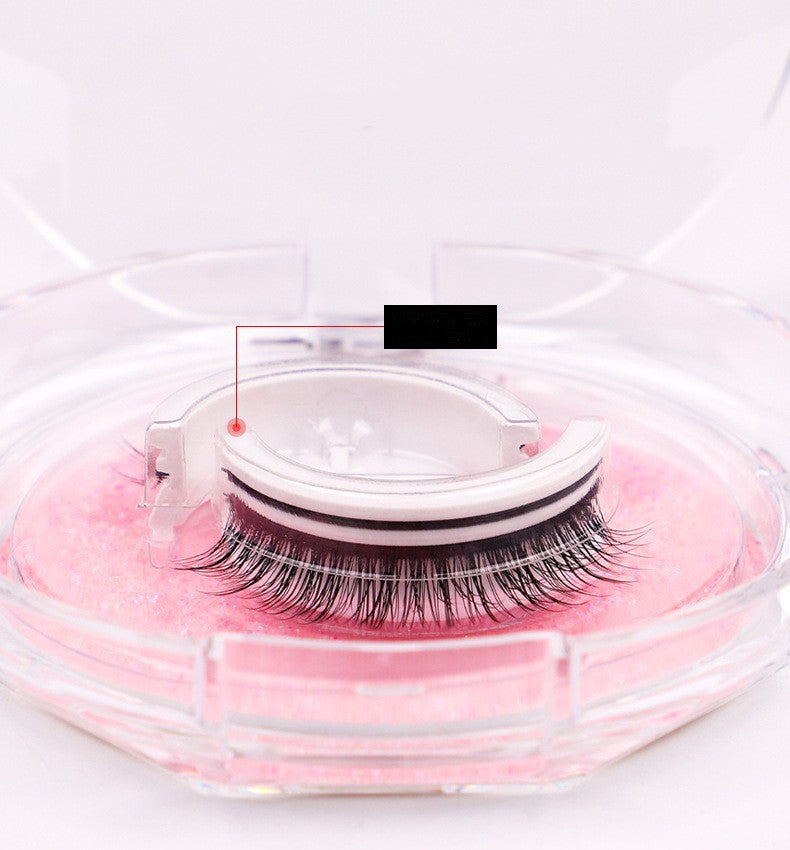 Repeatable Glue Free Self-adhesive False Eyelashes Natural Style