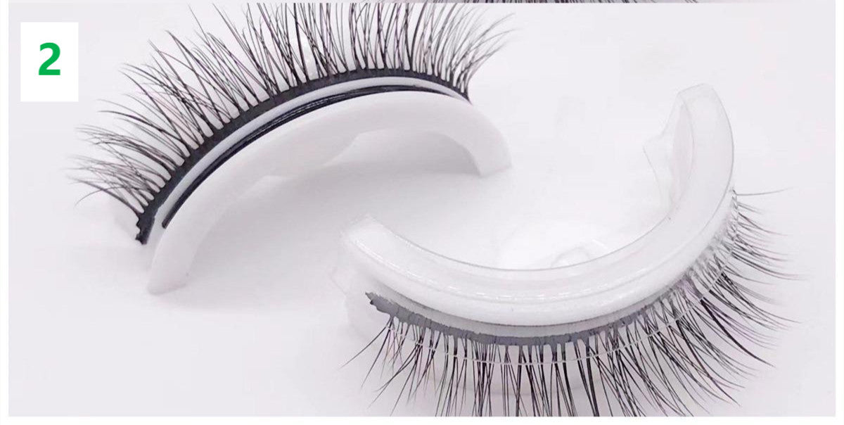 Repeatable Glue Free Self-adhesive False Eyelashes Natural Style