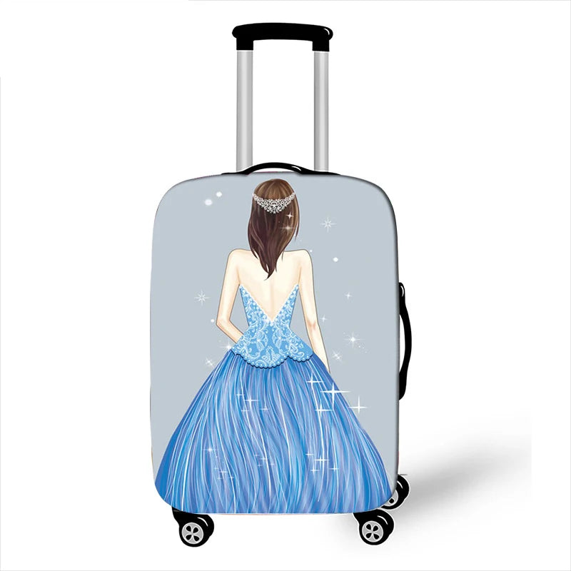 Thicken Elastic Luggage Cover Girl Dinner Dress Baggage Cover Suitable 18 To 32 Inch Suitcase Case Dust Cover Travel Accessories