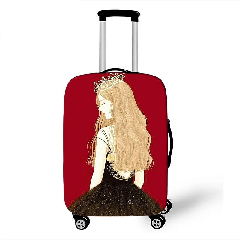 Thicken Elastic Luggage Cover Girl Dinner Dress Baggage Cover Suitable 18 To 32 Inch Suitcase Case Dust Cover Travel Accessories